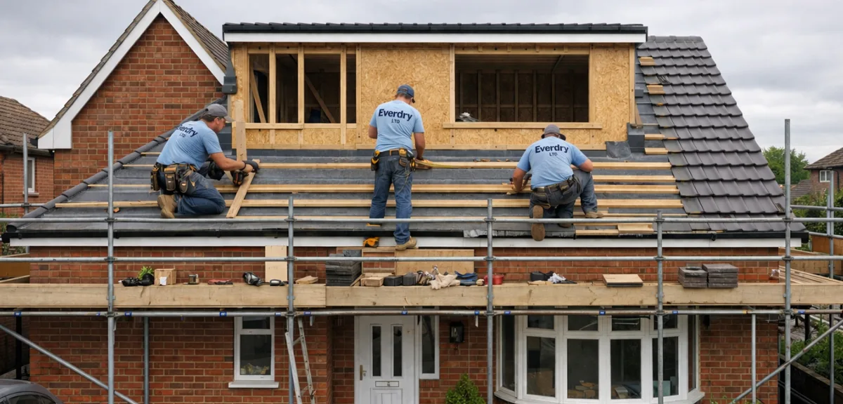 Loft conversion planning and roof space work